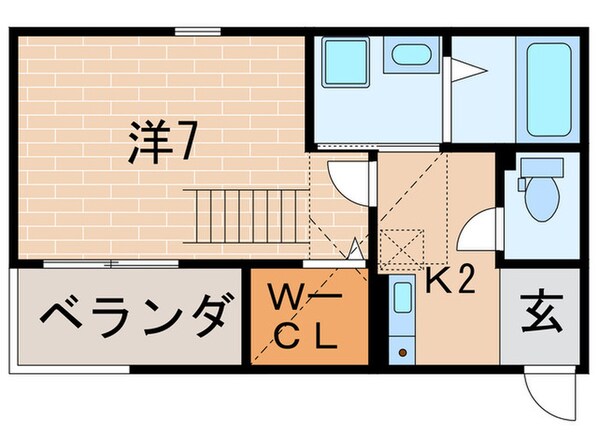 ハイツミリカⅢの物件間取画像